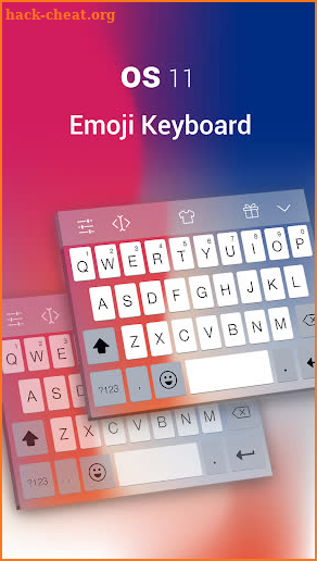 Phone X Theme for Emoji Keyboard screenshot