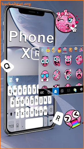 Phone Xr Keyboard Theme screenshot