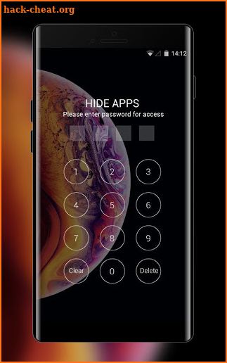 Phone XS Theme for IOS12 planet concept machine screenshot