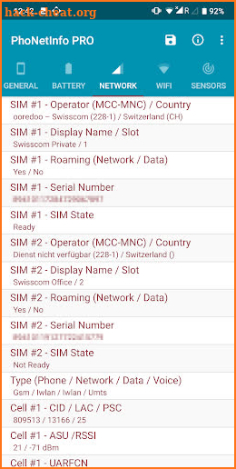 PhoNetInfo PRO - Phone Info & Network Info screenshot