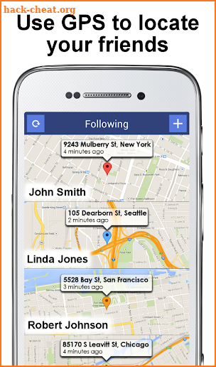 PhoneTracker with FriendMapper screenshot