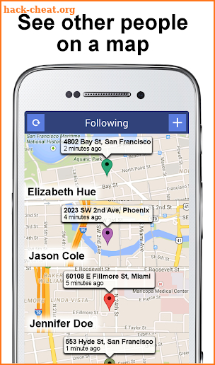 PhoneTracker with FriendMapper screenshot