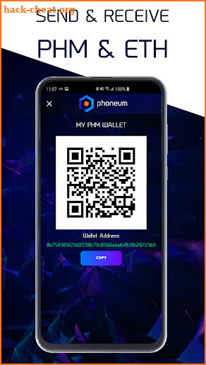 Phoneum Wallet - PHM and ETH Crypto Wallet screenshot