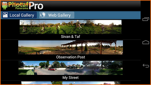 Photaf Panorama Pro screenshot