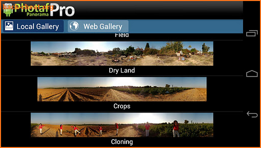 Photaf Panorama Pro screenshot