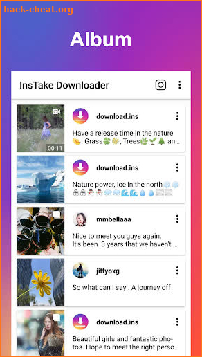 Photo & Video Downloader for Instagram - Repost IG screenshot