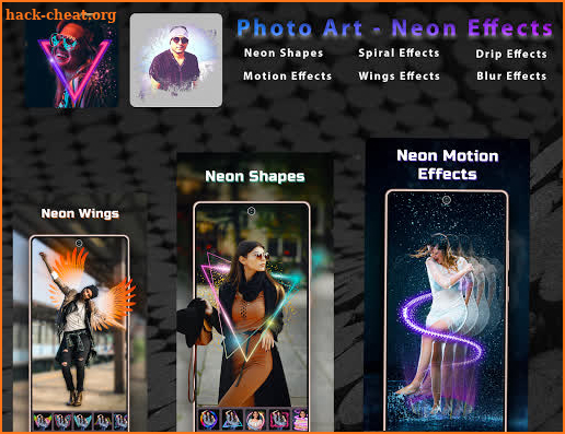 Photo Art - Neon Photo Effects: Neon Photo Editor screenshot