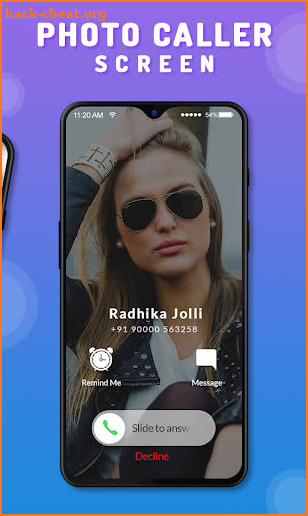 Photo Caller Screen - HD Caller ID screenshot