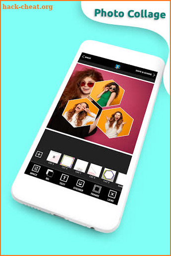 Photo collage maker & photo editor screenshot