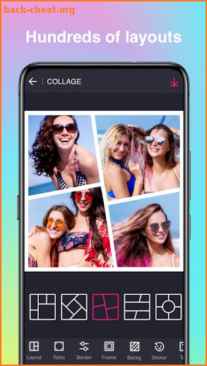 Photo Collage Pro -Blur Collage Maker Grid screenshot