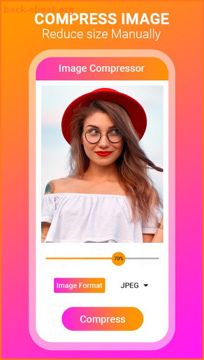 Photo Compress & Resizer Crop Pictures screenshot