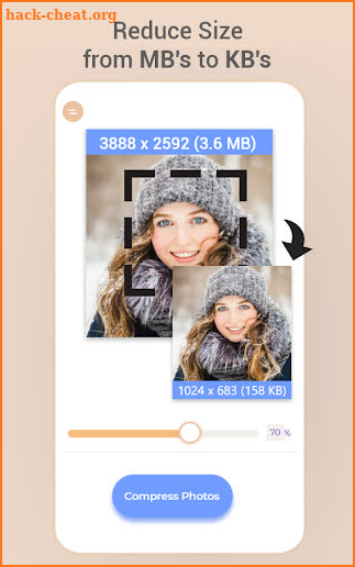 Photo Compressor - Image Resizer & Size Reducer screenshot