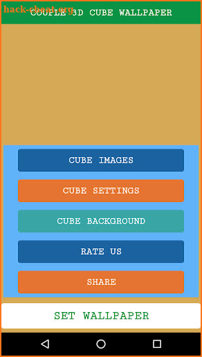 Photo Cube 3D Live Wallpaper screenshot