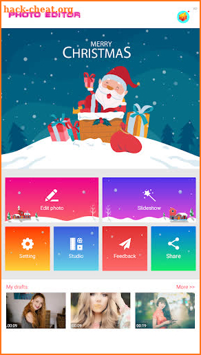 Photo editor & Music video maker screenshot