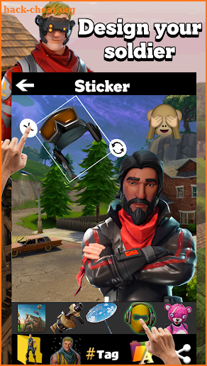 Photo Editor & Sticker: Fortnite screenshot