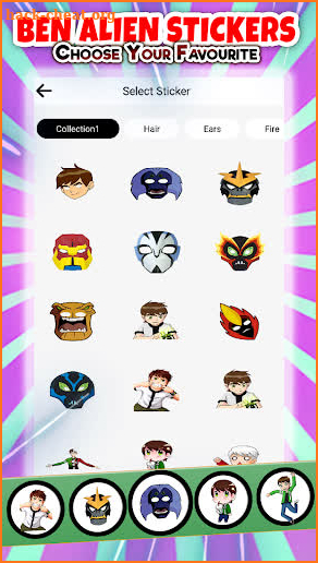 Photo editor for ben alien 10 screenshot