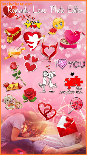 Photo Editor with Love Stickers 💕 Pics Decoration screenshot