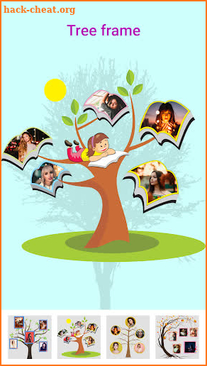 Photo frame - tree photo frame screenshot