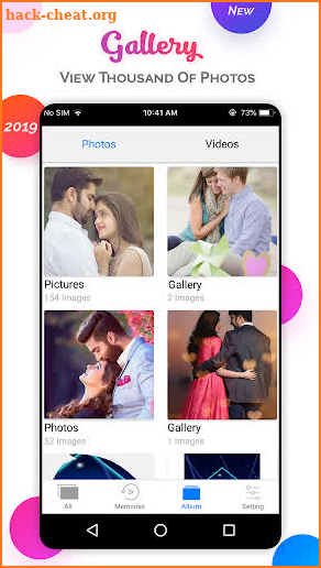 Photo Gallery & video album screenshot