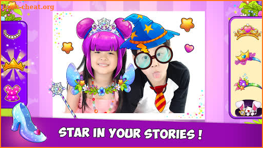 Photo Kids Free: Pic Editor with Cartoon Stickers! screenshot