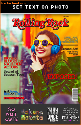 Photo Magazine Cover screenshot