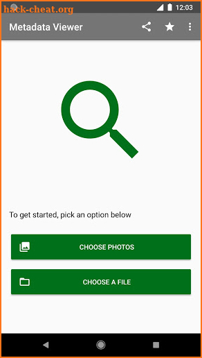 Photo Metadata Viewer – View Exif Metadata screenshot