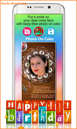 Photo On Birthday Cake - Cake with name and photo screenshot