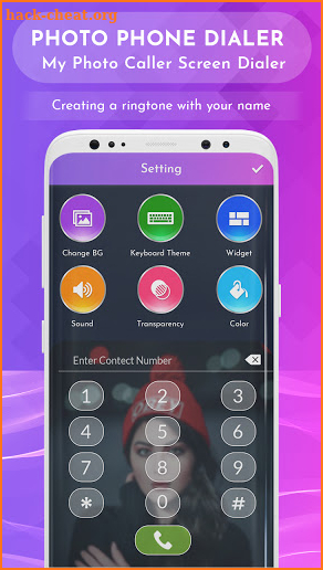Photo Phone Dialer - My Photo Caller Screen Dialer screenshot