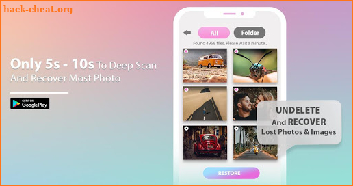 Photo Recovery App Deleted Photos & Restore Image screenshot