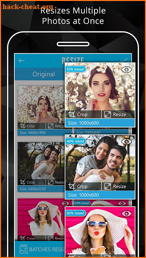 Photo Resizer: Crop, Resize, Share Images in Batch screenshot