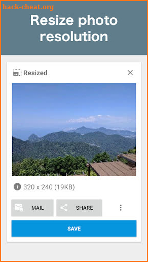 Photo Resizer - resize image screenshot