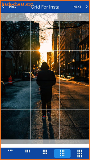 Photo square grid maker screenshot