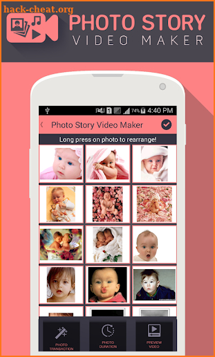 Photo Story Video Maker screenshot