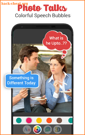 Photo Talks: Speech Bubbles Comic Creator screenshot