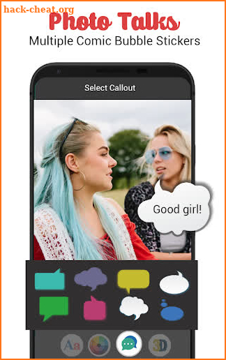 Photo Talks: Speech Bubbles Comic Creator screenshot