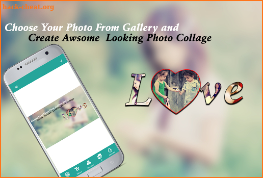 Photo Text Collage Maker screenshot