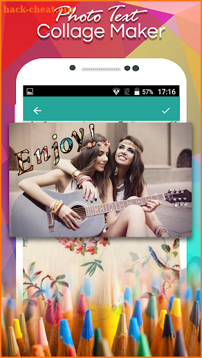 Photo Text Collage Maker screenshot