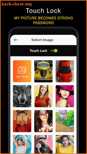 Photo Touch Lock - Touch Photo Position Password screenshot