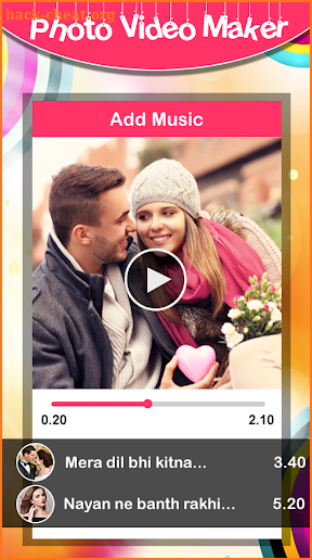 Photo Video Maker 2018 -Slideshow Maker with Music screenshot