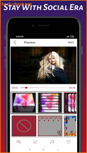 Photo Video Slideshow Maker With Music - FilmyShot screenshot