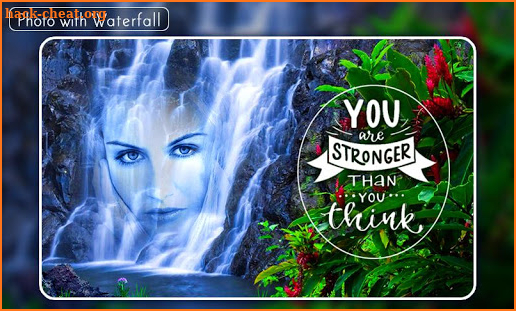 Photo with Waterfall – Nature Photo Editor screenshot