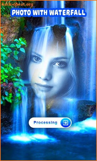 Photo with Waterfall – Nature Photo Editor screenshot