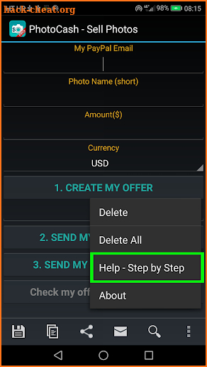 PhotoCash: Sell photos, make money screenshot
