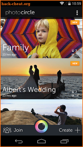 PhotoCircle screenshot