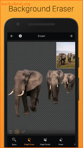 PhotoCut - Background Eraser & CutOut Photo Editor screenshot