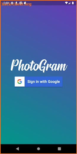 Photogram - Modern social media screenshot