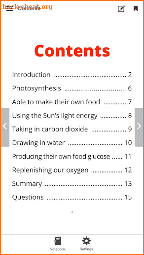 Photosynthesis screenshot