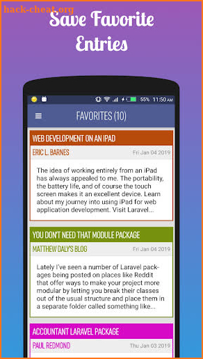 PHPNews screenshot