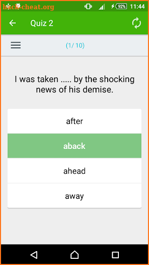 Phrasal Verbs Dictionary screenshot