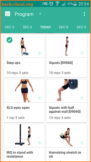 PhysiApp® screenshot